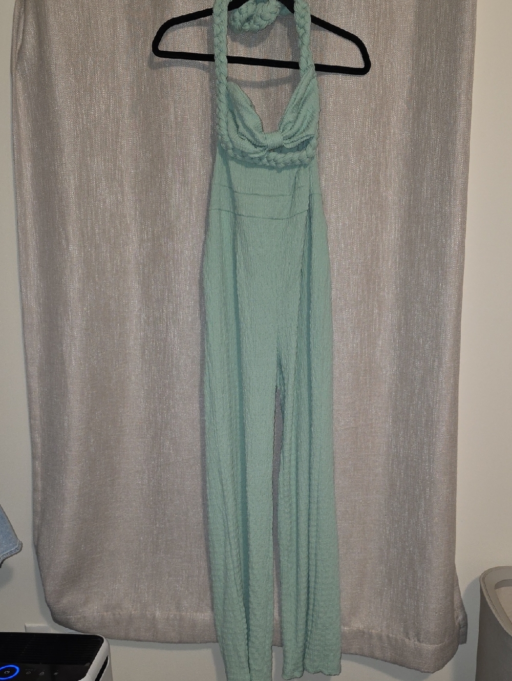 Women’s Mint Green Halter Jumpsuit